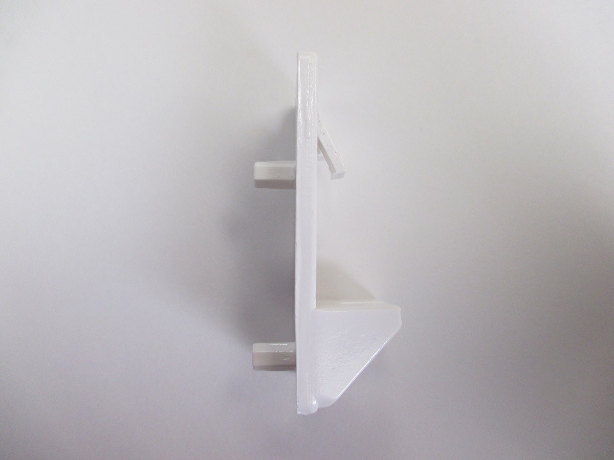 Heavy Duty Locking Shelf Support, Double Pin (White), 3220WH32